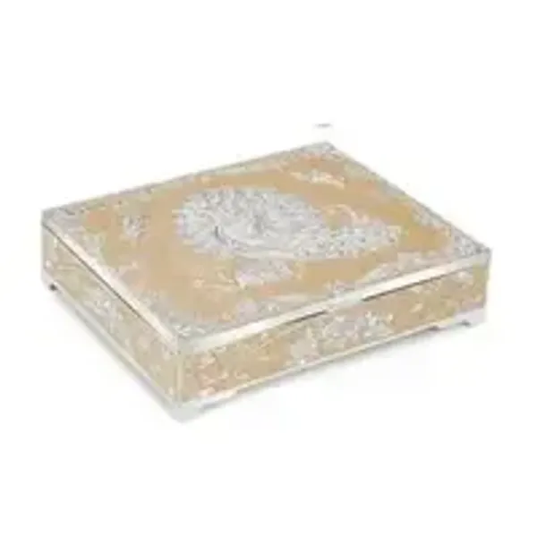 4_Partition_Peach_Peacock_Dryfruit_Box