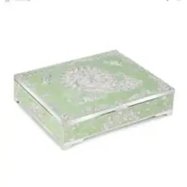 4_Partition_Green_Peacock_Dryfruit_Box