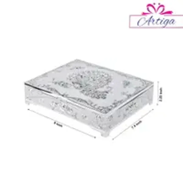 4_Partition_White_Peacock_Dryfruit_Box
