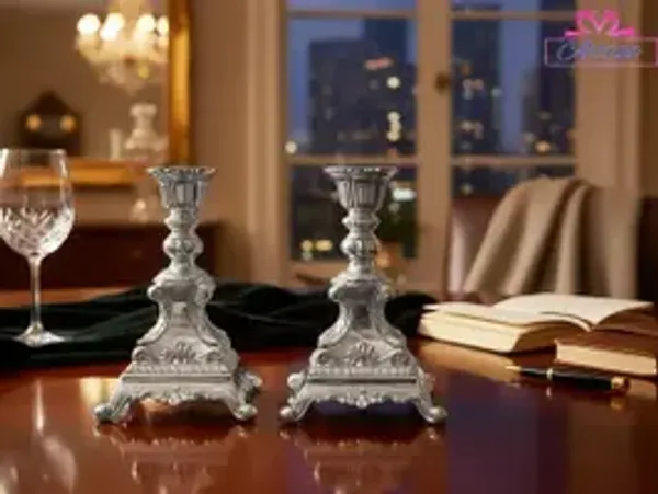 German_Silver_Candle_Stand