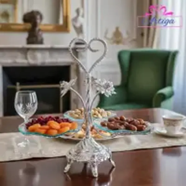 3_Glass_Platter_With_Metal_Stand