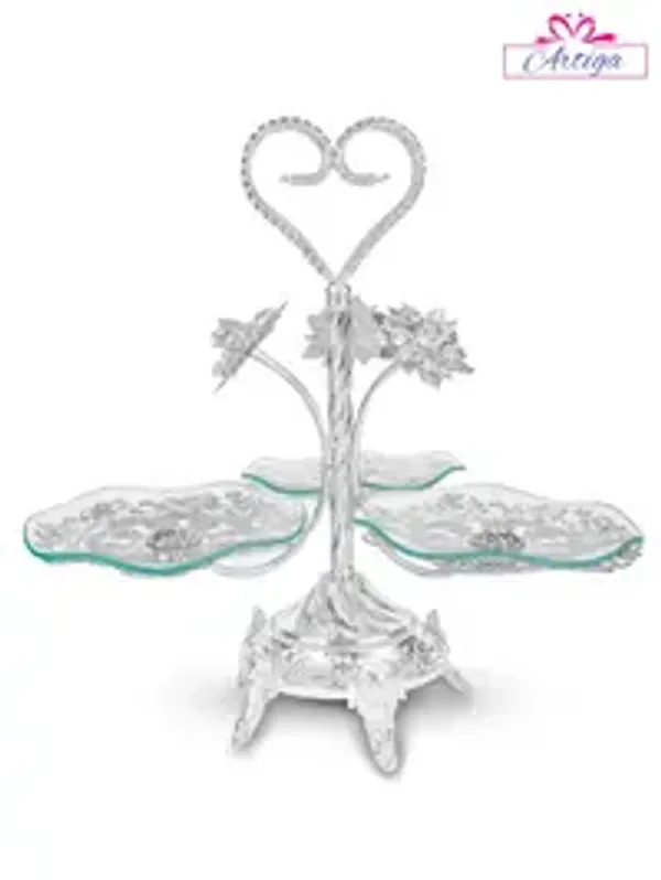 3_Glass_Platter_With_Metal_Stand
