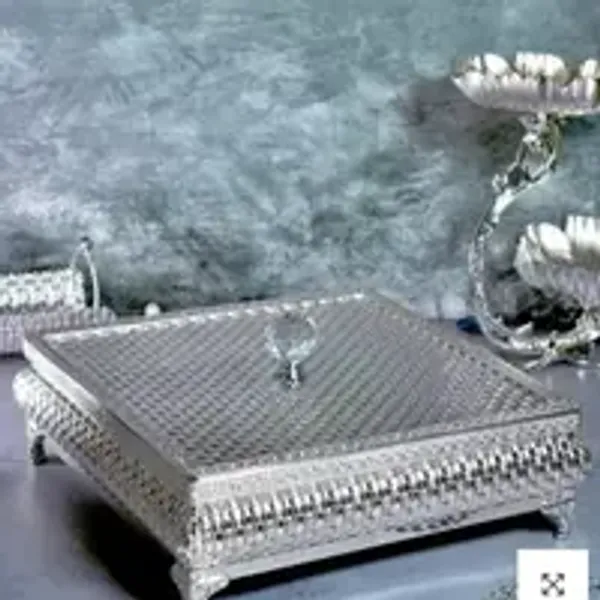 German_Silver_Dry_Fruits_Box_4_Partition