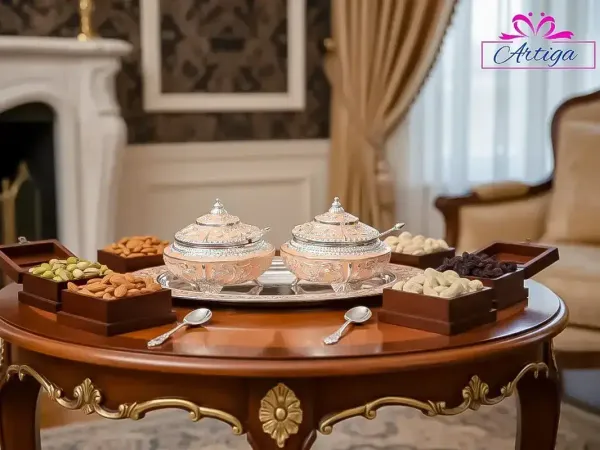 Peach_Dryfruit_Bowl_With_Tray