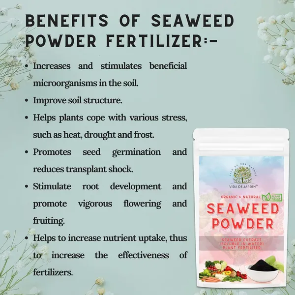 Vida_de_Jardin_Organic_and_Natural_Seaweed_Powder,_Plant_Fertilizer,_Soluble_in_Water_|_100_Grams