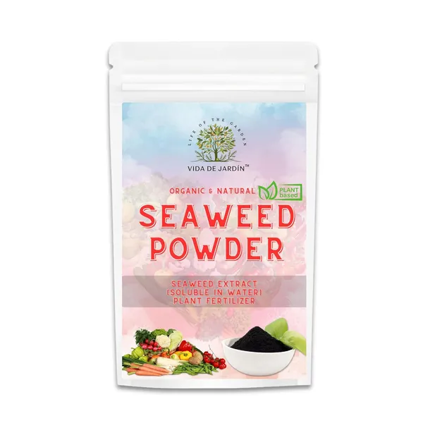 Vida_de_Jardin_Organic_and_Natural_Seaweed_Powder,_Plant_Fertilizer,_Soluble_in_Water_|_100_Grams
