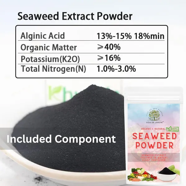 Vida_de_Jardin_Organic_and_Natural_Seaweed_Powder,_Plant_Fertilizer,_Soluble_in_Water_|_100_Grams