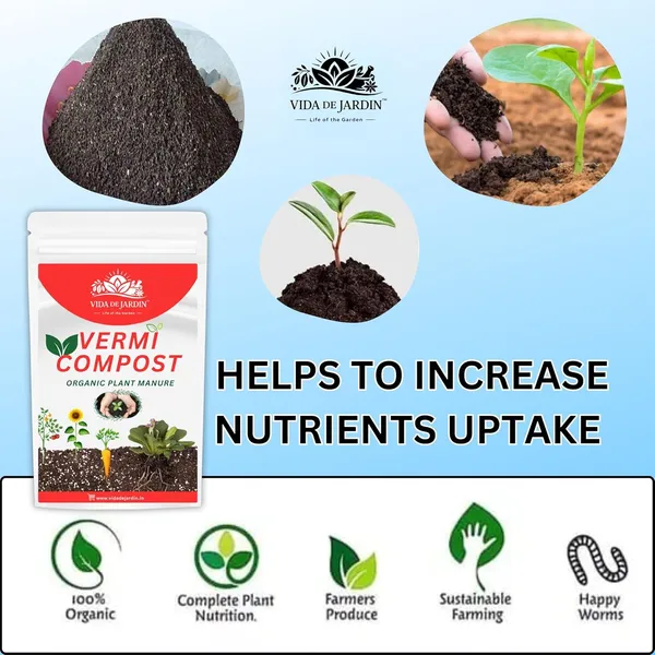 VIDA_DE_JARDIN_Vermicompost_Organic_Fertilizer_for_Plants_900_g_|_Pure_Earthworm_Compost|_Improves_Soil_Fertility_for_Flowering,_Vegetable,_Fruit_&_Indoor_Plants_|_Odour-Free