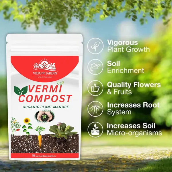VIDA_DE_JARDIN_Vermicompost_Organic_Fertilizer_for_Plants_900_g_|_Pure_Earthworm_Compost|_Improves_Soil_Fertility_for_Flowering,_Vegetable,_Fruit_&_Indoor_Plants_|_Odour-Free