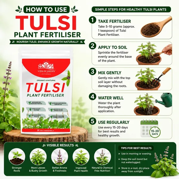 VIDA_DE_JARDIN_Organic_Fertilizer_for_Tulsi_Plant_|_Plant_Food_for_Holy_Basil_|_Improves_Soil_Health,_Root_Growth_&_Leaf_Development_|_Suitable_for_Indoor,_Outdoor_&_Terrace_Gardens_|_900_Grams