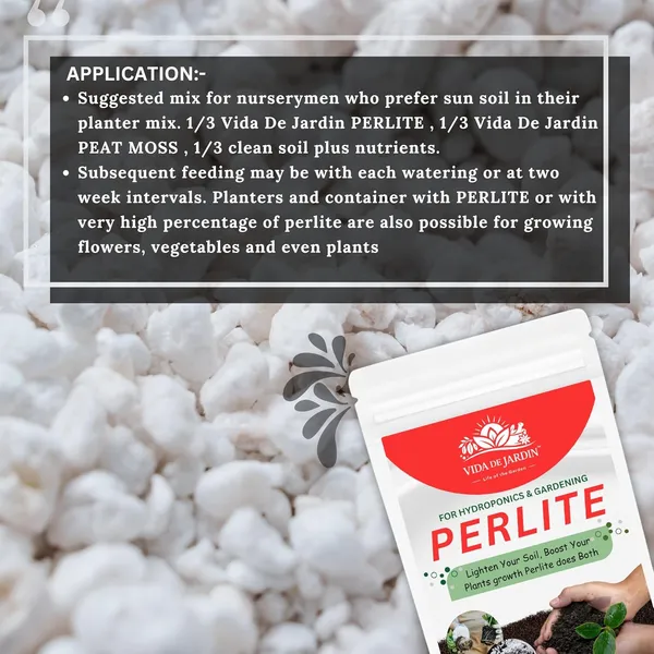 VIDA_DE_JARDIN_Perlite_for_Home_&_Garden_Plants_|_Soil_Amendment_for_Hydroponics,_Succulents_&_Indoor_Plants_|_Enhances_Drainage,_Aeration_&_Moisture_Retention_|_400_G