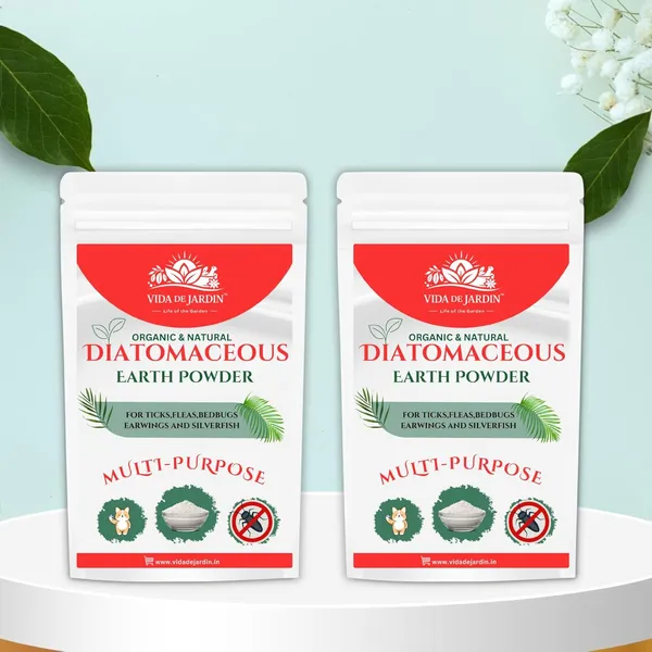 Vida_de_Jardin_Organic_Diatomaceous_Earth_Powder,_Multi-Purpose_Pest_Control_for_Ticks,_Fleas,_Bedbugs,_Earwigs_and_Silverfish_(400_G)
