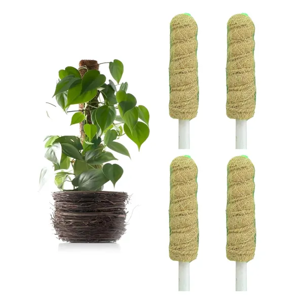 VIDA_DE_JARDIN_Natural_Moss_Stick_for_Climbing_Plants,_Strong_Support_for_Money_Plant,_Monstera,_Pothos,_Indoor_Outdoor_Use,_Manual,_50_Grams_(4,_3_Feet)