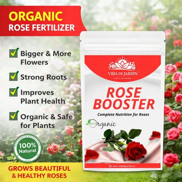 VIDA_DE_JARDIN_Special_Rose_Booster_Fertiliser_|_Organic_Rose_Booster_for_More_Blooms_and_Strong_Root_of_Plants_(900_Gram)