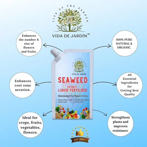 VIDA_DE_JARDIN_Seaweed_Liquid_Fertilizer_for_Plants_|_Organic_Plant_Growth_Booster_|_Improves_Root_Development,_Enhances_Nutrient_Uptake_&_Supports_Healthy_Growth_|_Suitable_for_Flowers_(500ml)