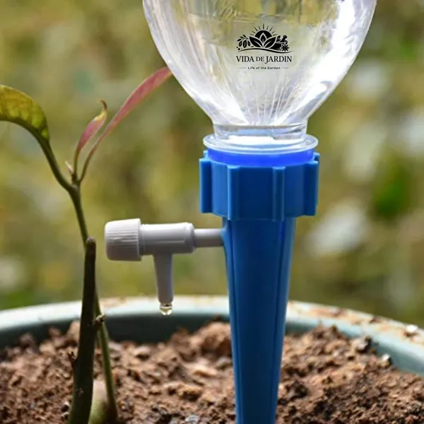 VIDA_DE_JARDIN_Drip_Irrigation_kit_for_Home_Garden_plants_|_Self-Watering_Spikes_Plants,_Automatic_Water_Devices_For_Plant_with_Slow_Release_Control_Tap_Drip_Irrigation_(Pack_of_12)