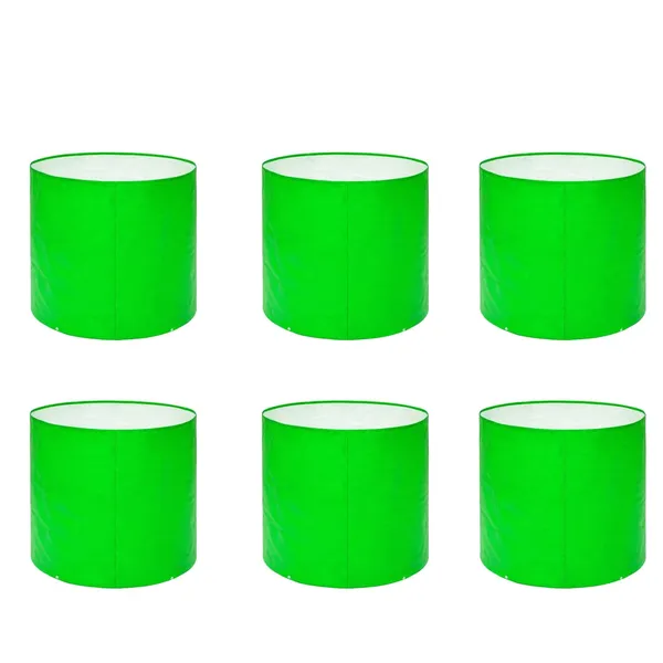 VIDA_DE_JARDIN_HDPE_Round_Plant_Grow_Bags_|_260_GSM_UV_Protected_Grow_Bag_for_Terrace_Gardening,_Vegetable_Plants,_Home_Garden,_Balcony,_Nursery,_Kitchen_Garden_|_(Pack_of_6,_12X12_Inches)