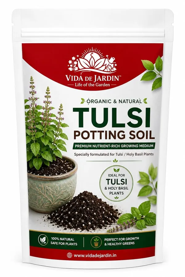 VIDA_DE_JARDIN_Tulsi_Potting_Soil_Mix_|_Premium_Ready-to-Use_Potting_Soil_for_Holy_Basil_Plants_|_Well-Draining_Organic_Soil_with_Natural_Nutrients_(5_KG)