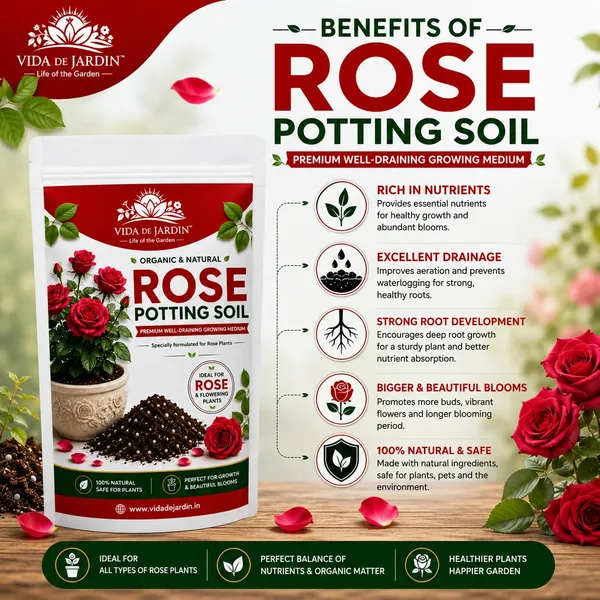 VIDA_DE_JARDIN_Rose_Potting_Soil_Mix_|_Premium_Ready-to-Use_Potting_Mix_for_Rose_Plants_|_Well-Draining_Soil_with_Cocopeat,_Vermicompost_&_Organic_Nutrients_(5_KG)