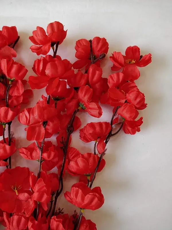 Plastic_Decorative_Red_Blossom_Artificial_Flower_Bouquet