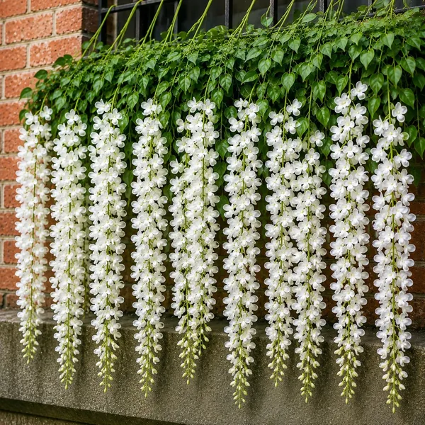 Silk_Decorative_White_Cascading_Artificial_Hanging_Vine