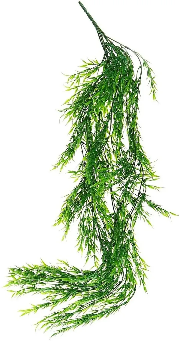 Plastic_Cascading_Willow_Foliage_Artificial_Hanging_Branch