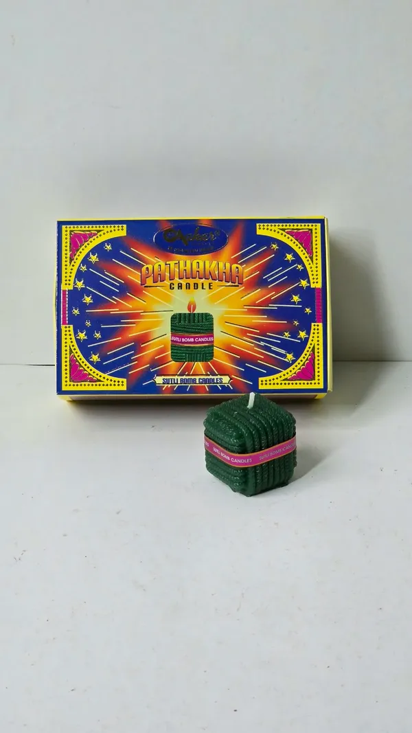 Festive_Diwali_Combo_Pack:_Realistic_Motichoor_Laddu_(Pack_of_6)_&_Eco-Friendly_Green_Sutli_Bomb_Candles_(Pack_of_6)_|_Set_of_12_Handcrafted_Decorative_Wax_Diyas_for_Gifting_&_Home_Decor