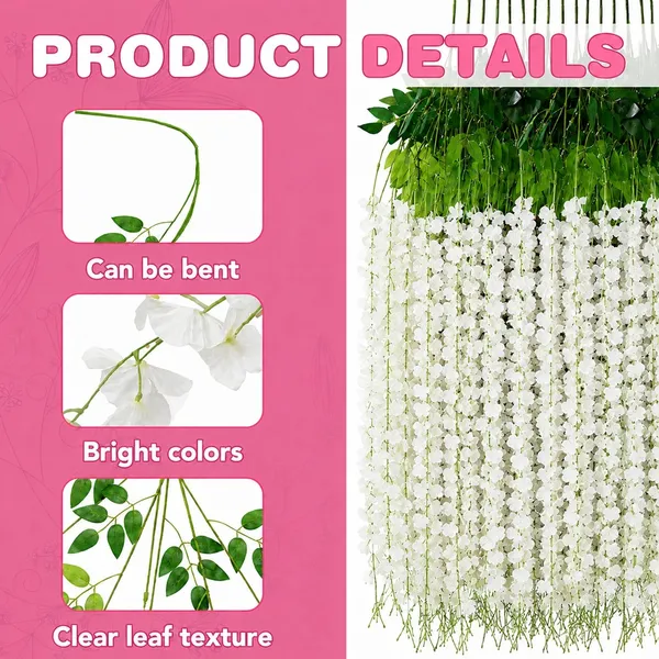Silk_Decorative_White_Cascading_Artificial_Hanging_Vine