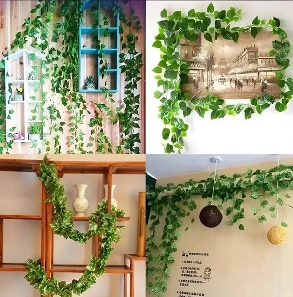 Polyethylene_Green_Leaf_Artificial_Vine_Garland