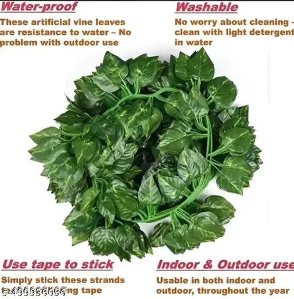 Polyethylene_Green_Leaf_Artificial_Vine_Garland