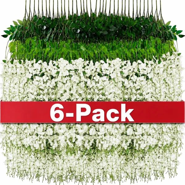 Silk_Decorative_White_Cascading_Artificial_Hanging_Vine
