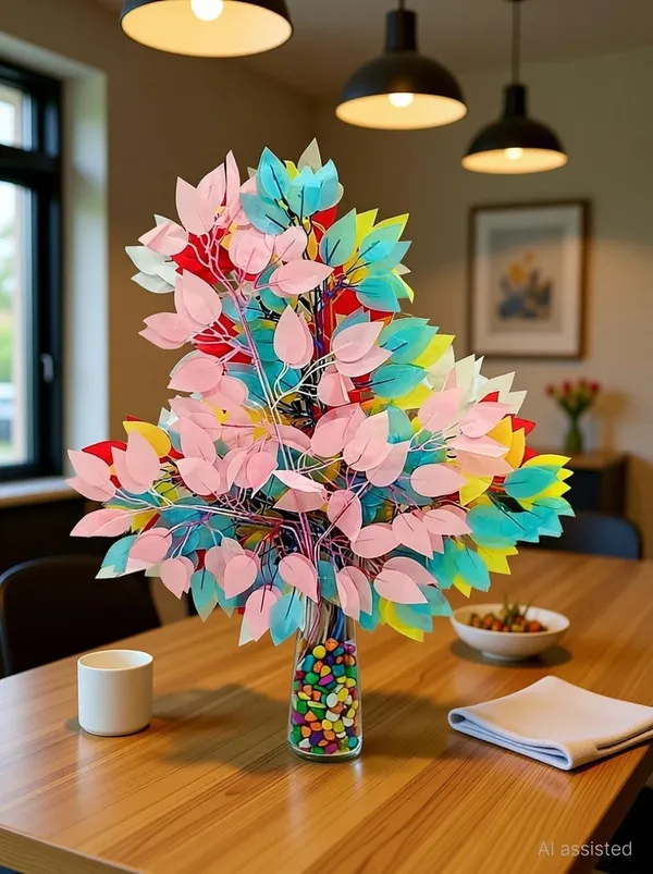 Plastic_Multicolour_Artificial_Decorative_Leaf_Bunch