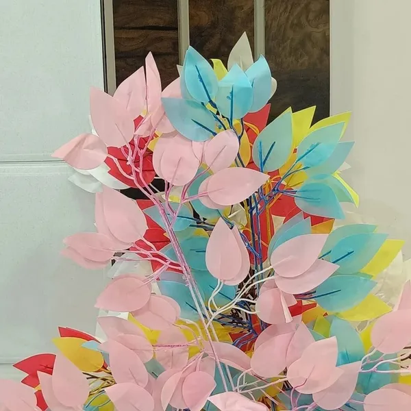 Plastic_Multicolour_Artificial_Decorative_Leaf_Bunch