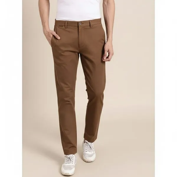 Brown_Cotton_Regular_Fit_Straight_Leg_Trousers_For_Men
