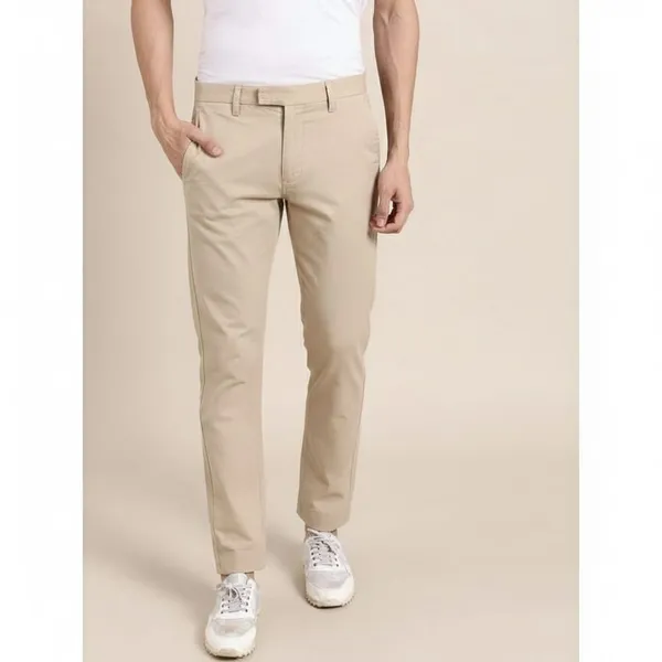 Beige_Cotton_Slim_Fit_Trousers_For_Men