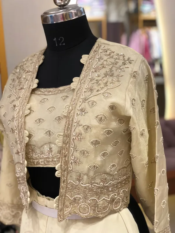 Ivory_Shimmer_Embroidered_Jacket_Skirt_Set_For_Women