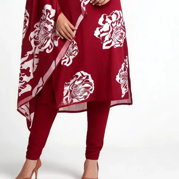 Cotton_Suit_Set_for_Women_-_Maroon_Contrast_Work_3_Piece_|_Daily_Wear
