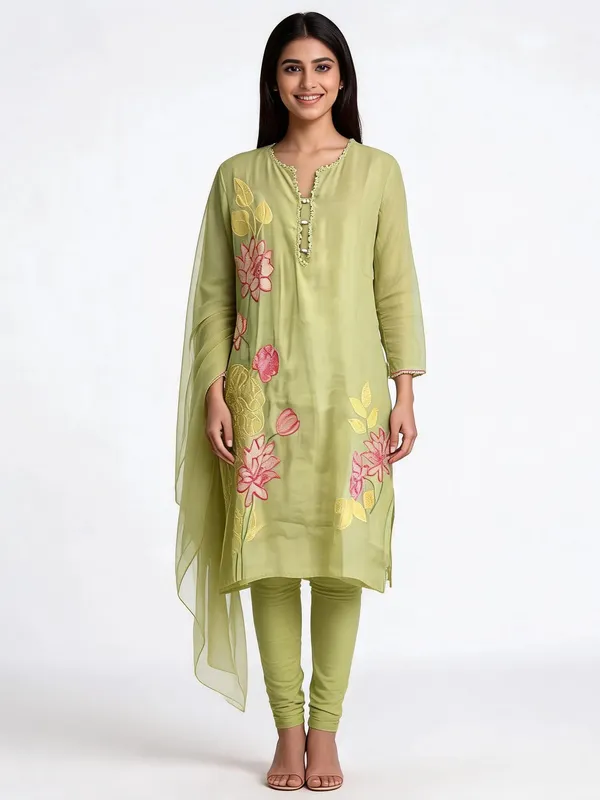Cotton_Suit_Set_for_Women_-_Light_Green_with_Heavy_Cotton_Dupatta_|_Daily_Wear