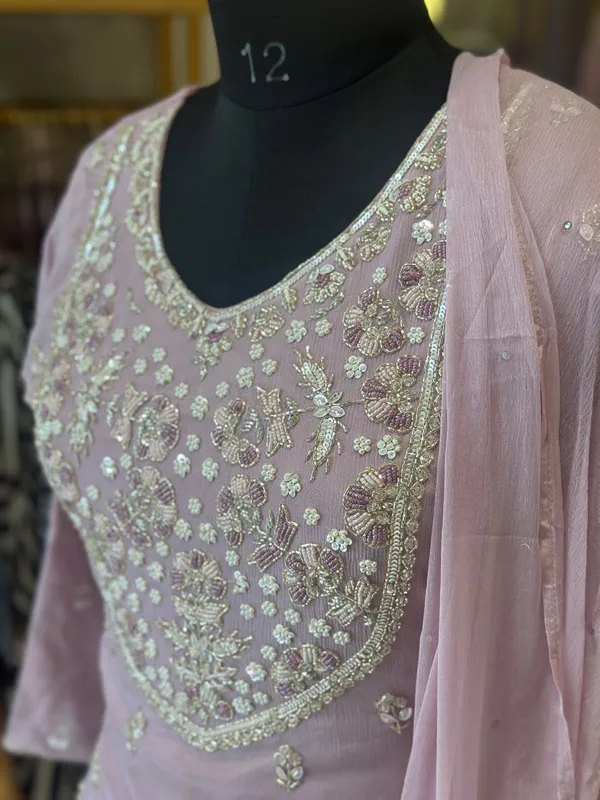 Baby_Pink_Chinon_Embroidered_Kurti_Garara_Set_For_Women
