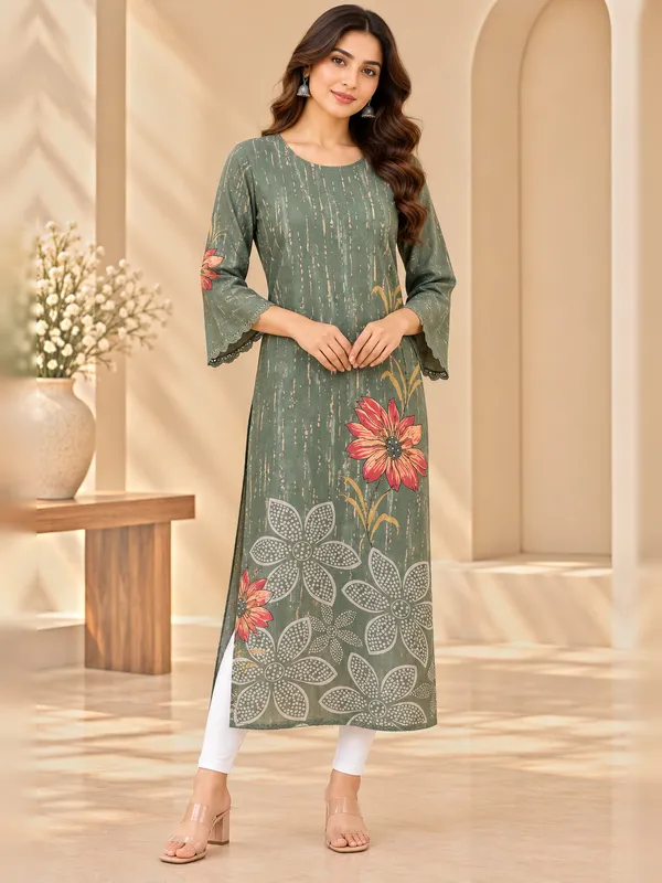 Cotton_Suit_for_Women_-_Green_Hand_Work_with_Printed_Dupatta_|_Daily_Wear