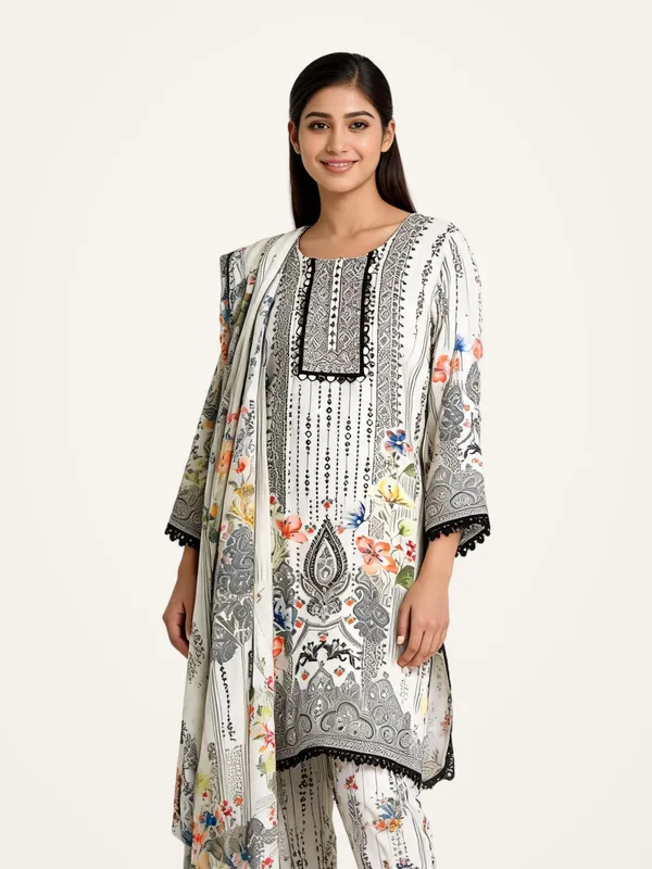 Muslin_Printed_Suit_for_Women_-_Black_and_White_with_Mirror_Work_|_Festive