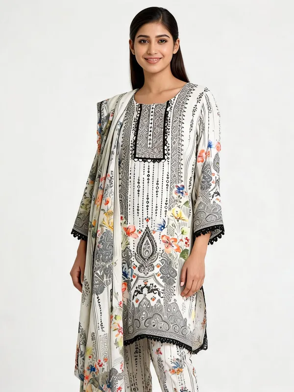 Muslin_Printed_Suit_for_Women_-_Black_and_White_with_Mirror_Work_|_Festive