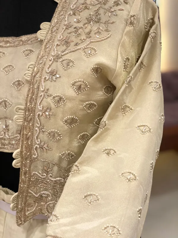 Ivory_Shimmer_Embroidered_Jacket_Skirt_Set_For_Women