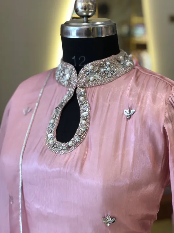 Pink_Satin_Straight_Embellished_Kurta_Suit_Set_For_Women