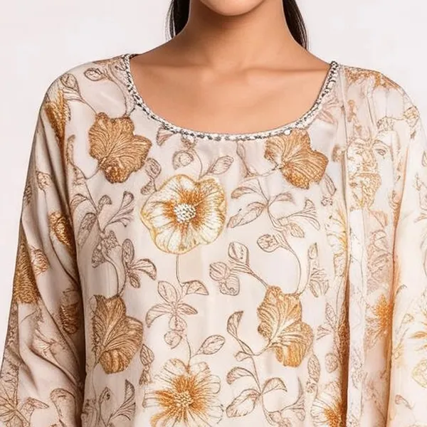 Cotton_Suit_Set_for_Women_-_Light_Beige_with_Printed_Dupatta_|_Daily_Wear