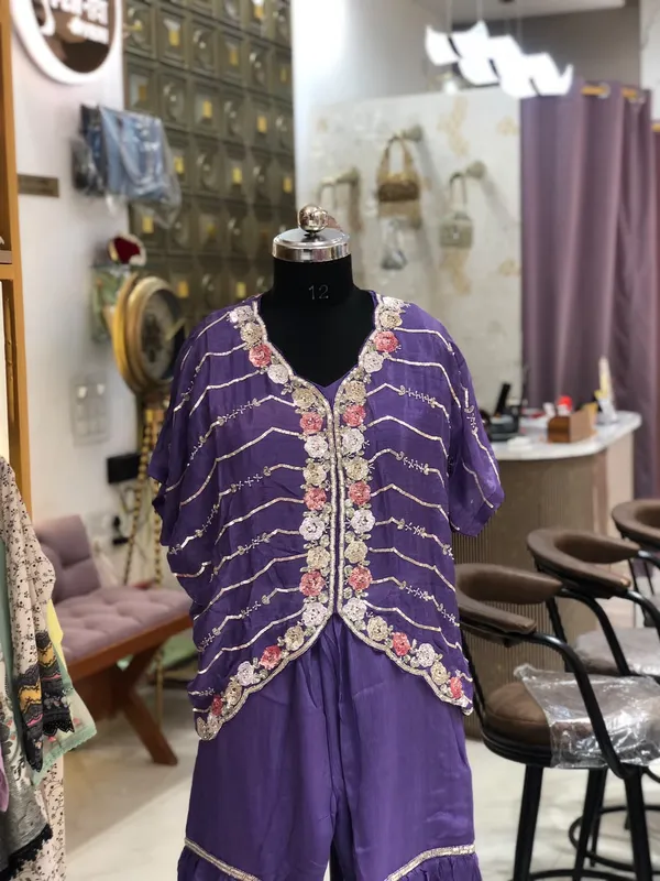 Purple_Chinon_Embroidered_Anarkali_Suit_Set_For_Women