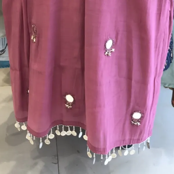 Co-ord_Set_for_Women_-_Purple_Cotton_Mirror_Work_2_Piece_|_Casual_Wear