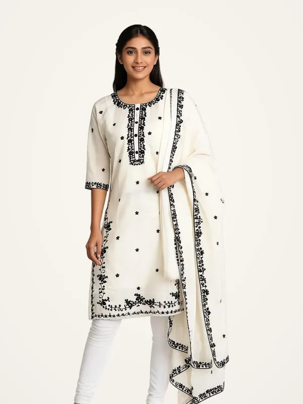 Cotton_Suit_for_Women_-_Off_White_with_Intricate_Work_|_Festive_Wear