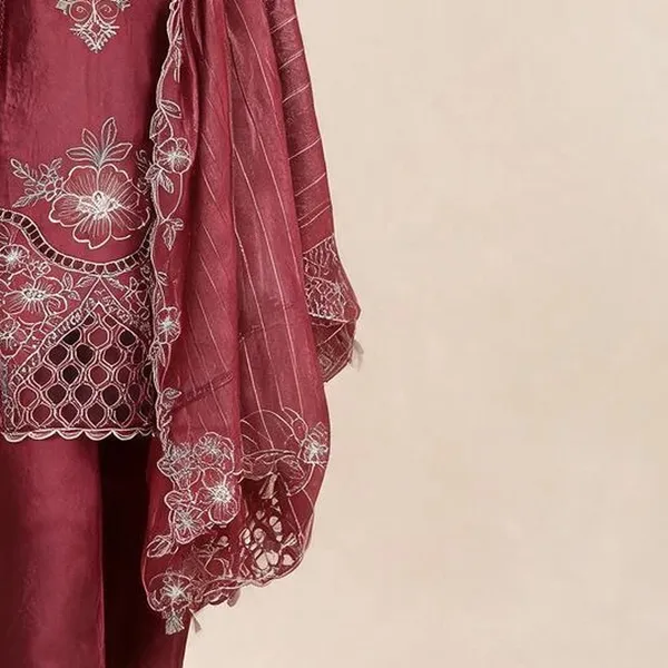 Pakistani_Suit_Set_for_Women_-_Maroon_Satin_Laser_Cut_3_Piece_|_Wedding_Wear