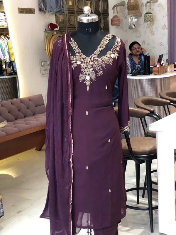 Purple_Georgette_Straight_Embroidered_Kurta_Suit_Set_For_Women